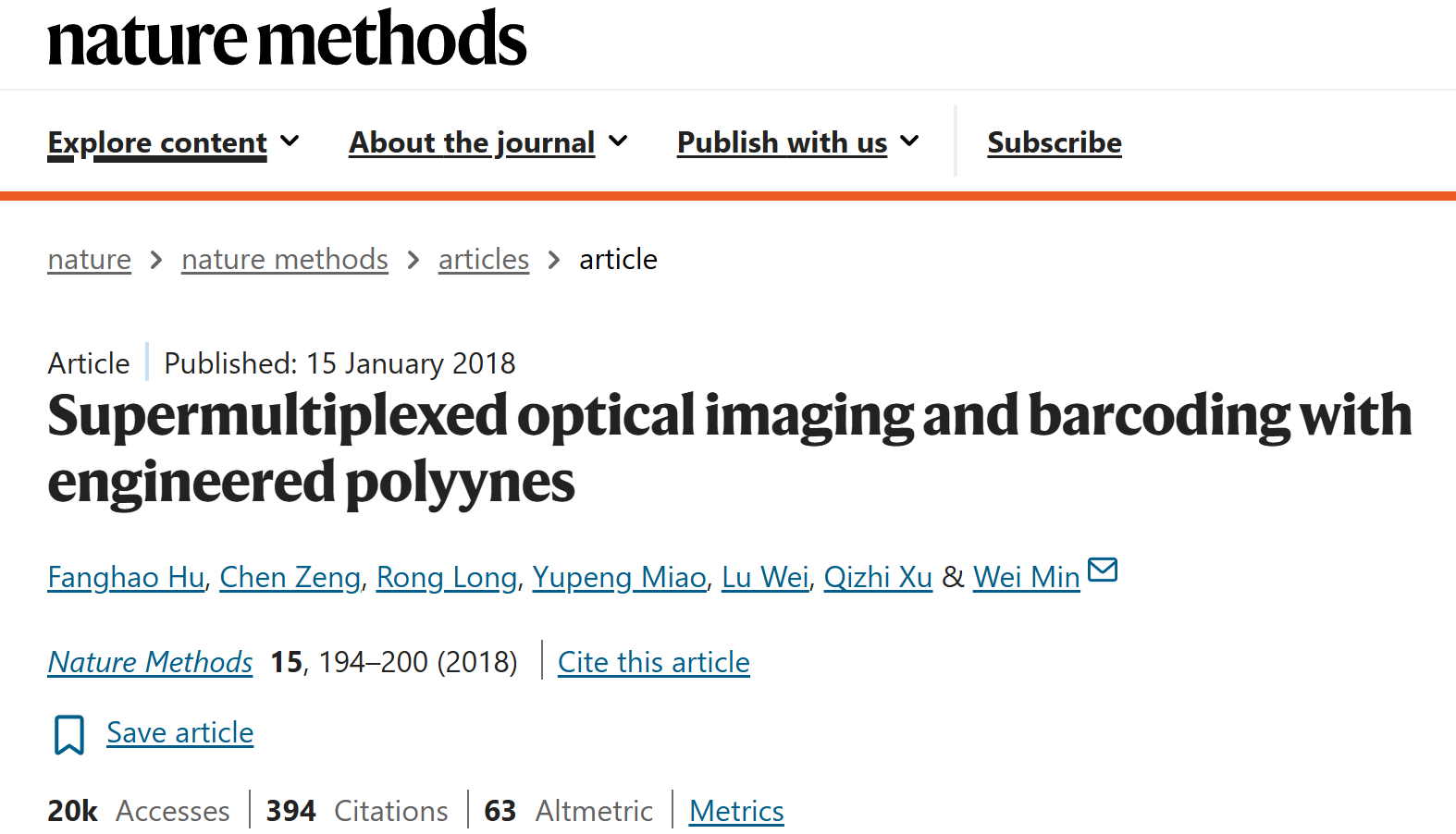 Supermultiplexed optical imaging and barcoding with engineered polyynes