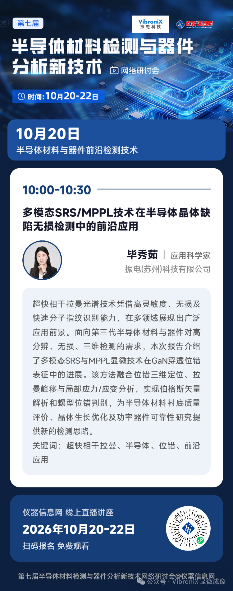 多模态SRS/MPPL技术在半导体晶体缺陷无损检测中的前沿应用